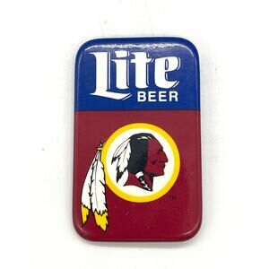 Vintage 90's NFL Washington Redskins Miller Lite Beer Pin